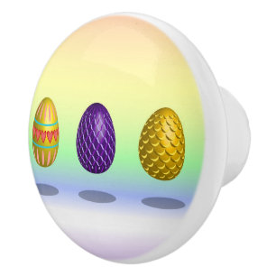 Bouton De Porte En Céramique Oeufs de Pâques