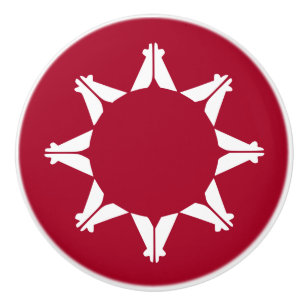 Bouton De Porte En Céramique Oglala Sioux