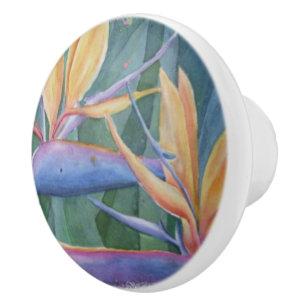 BOUTON DE PORTE EN CÉRAMIQUE OISEAU DE BOUTON EN CÉRAMIQUE DE PARADIS