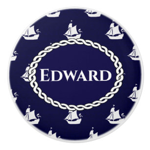 Bouton De Porte En Céramique Opus Posh Grand Navire Conception Nautique