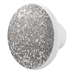 Bouton De Porte En Céramique Paillettes