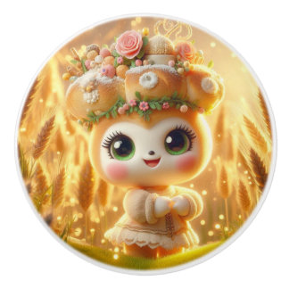 Bouton De Porte En Céramique Pain de sucre II