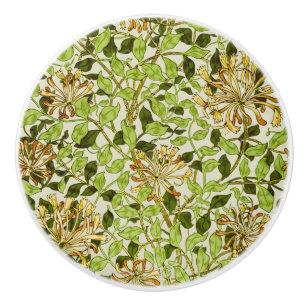 Bouton De Porte En Céramique Papier peint floral Chèvrefeuille miel de William