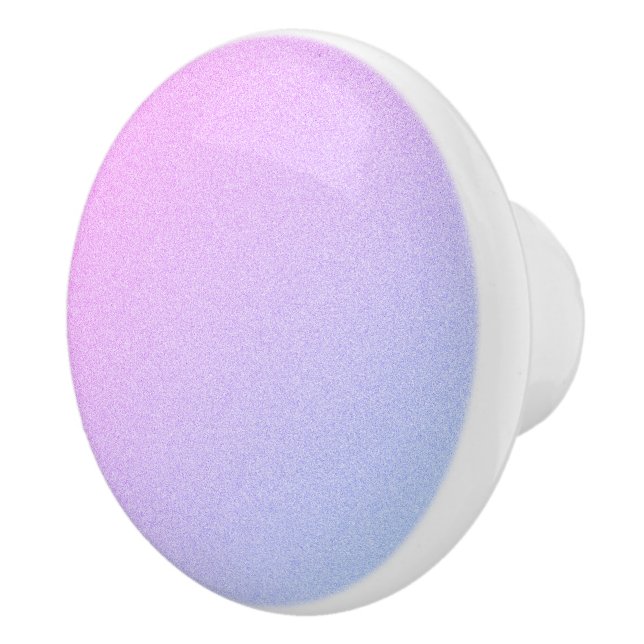 Bouton De Porte En Céramique Parties scintillant Pastel Ombre (Droite)