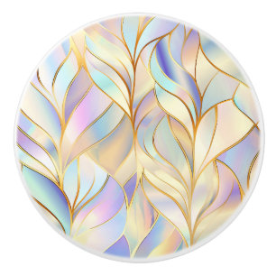 Bouton De Porte En Céramique Pastel Abstrait Élégant