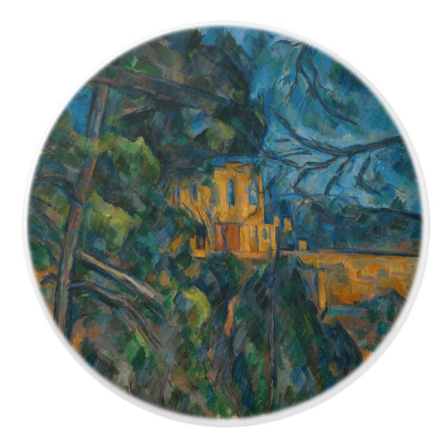 Bouton De Porte En Céramique Paul Cezanne - Château Noir (Devant)