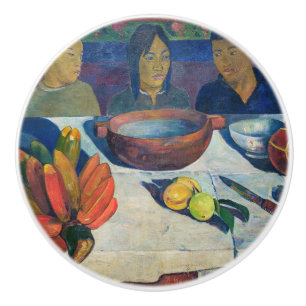 Bouton De Porte En Céramique Paul Gauguin - Le Repas / Les Bananes
