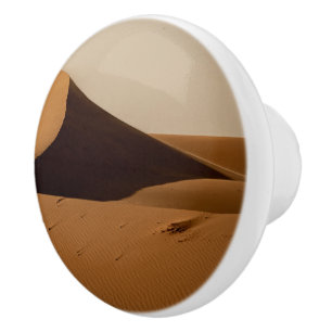Bouton De Porte En Céramique Paysage désertique de dunes de sable