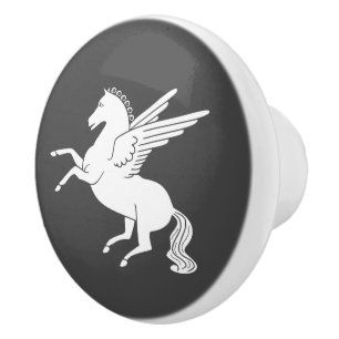 Bouton De Porte En Céramique Pegasus