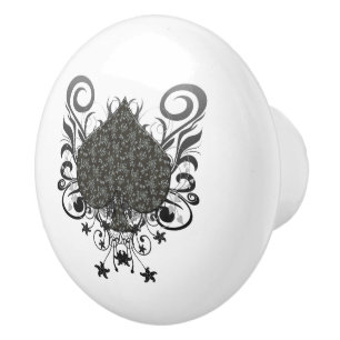 Bouton De Porte En Céramique Pelle