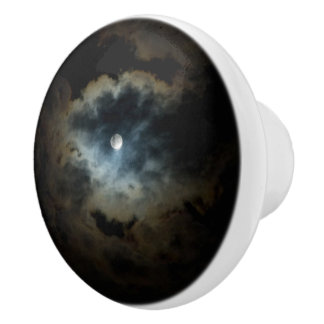Bouton De Porte En Céramique perle de minuit