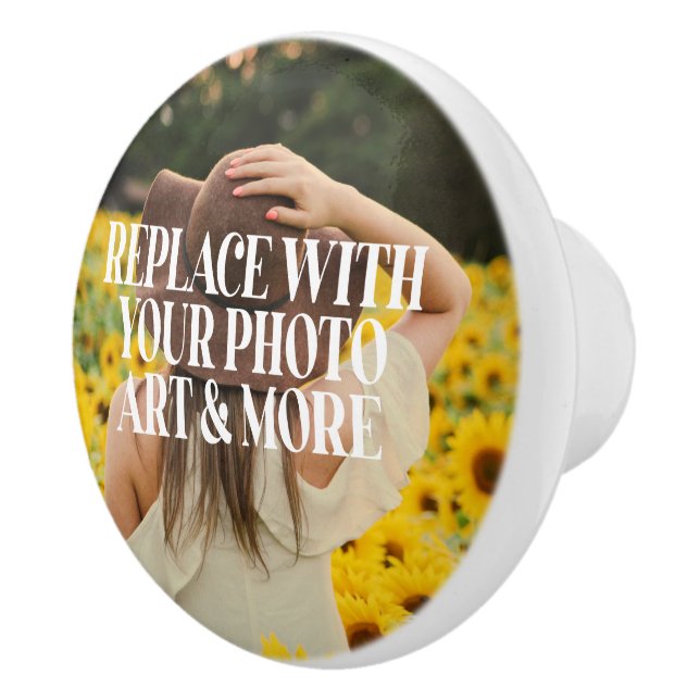 Bouton De Porte En Céramique Personnalisé personnalisé unique (Droite)