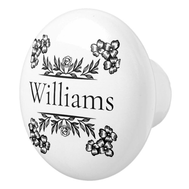 Bouton De Porte En Céramique Personnaliser (Droite)