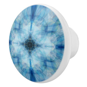 Bouton De Porte En Céramique Pétales dispersés