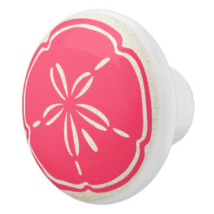 Bouton De Porte En Céramique Petites brindilles d'eau de mer
