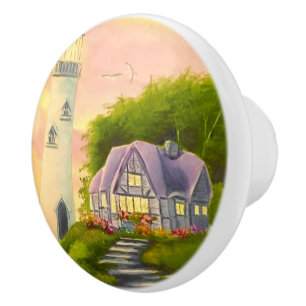 Bouton De Porte En Céramique Phare