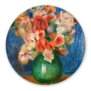 Bouton De Porte En Céramique Pierre-Auguste Renoir - Bouquet