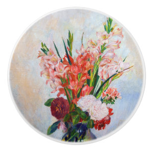 Bouton De Porte En Céramique Pierre-Auguste Renoir - Gladioli