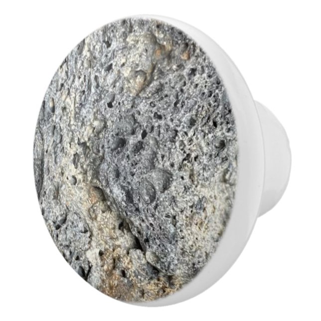 Bouton De Porte En Céramique Pierre poreuse | (Droite)