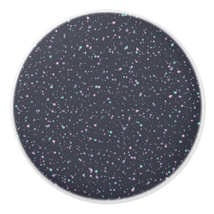 Bouton De Porte En Céramique Points de peinture Pastel Specknight