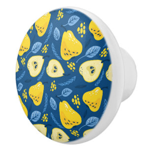 Bouton De Porte En Céramique Poires Ceramic Knob
