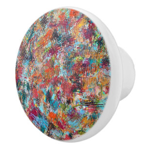 Bouton De Porte En Céramique Pompe en céramique Plum Crazy