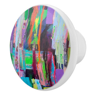 Bouton De Porte En Céramique Pompe en céramique violet Haze