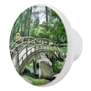 Bouton De Porte En Céramique Pont japonais