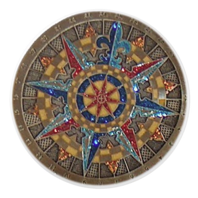 Bouton De Porte En Céramique Porte de design celtique ou bracelet de tiroir (Devant)