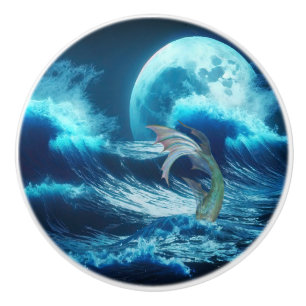 Bouton De Porte En Céramique Porte en céramique sirène