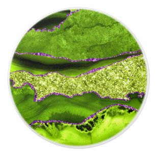 Bouton De Porte En Céramique Porte verte