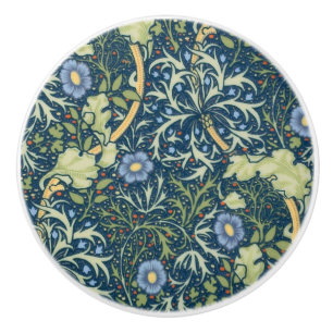 Bouton De Porte En Céramique Portes - Algues et fleurs