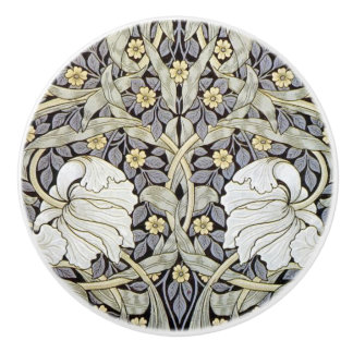 Bouton De Porte En Céramique Portes - Arts floraux et artisanat d'époque