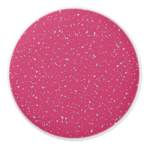 Bouton De Porte En Céramique Pots de peinture Pastel Raspberry Pink