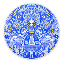 Poupée ukrainienne en céramique