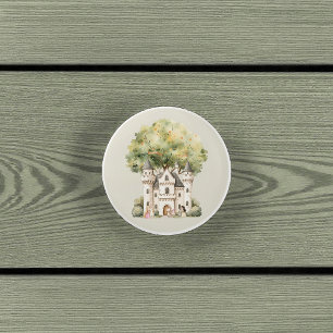 Bouton De Porte En Céramique Princesse de conte de fées à l'aquarelle Fantaisis