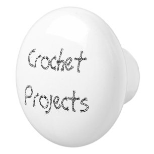 Bouton De Porte En Céramique Projets au crochet, Fil, Décor de l'organisation