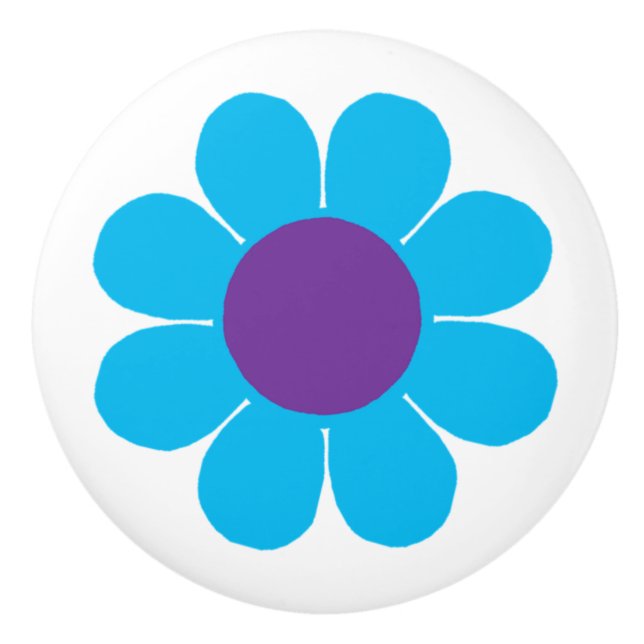 Bouton De Porte En Céramique Puissance de flux (Devant)