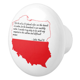 Bouton De Porte En Céramique Quota From Pope John Paul II