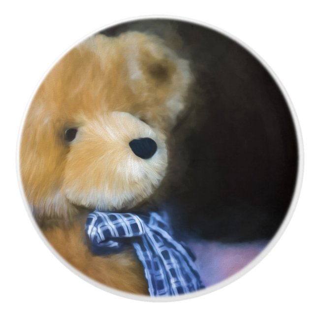 Bouton De Porte En Céramique Randolph - Profil (Devant)