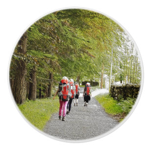 BOUTON DE PORTE EN CÉRAMIQUE RANDONNÉE