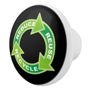 Bouton De Porte En Céramique Réduire la réutilisation Recycle Ceramic Knob
