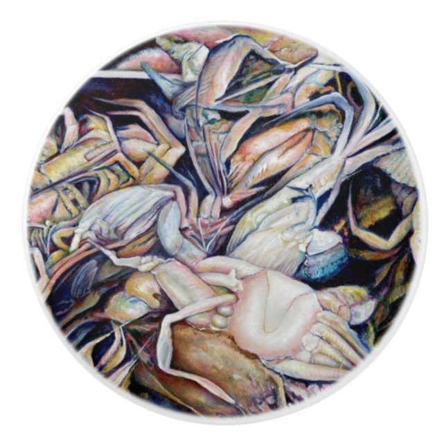 Bouton De Porte En Céramique Réfléchissez à l'extérieur de la boîte (Devant)