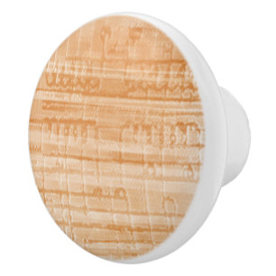 Bouton De Porte En Céramique Regarder le bois Texture Tige en céramique