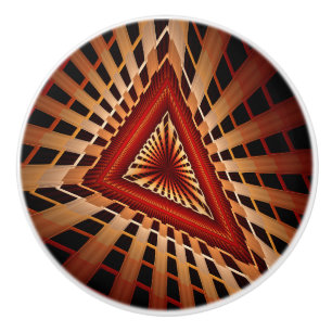 Bouton De Porte En Céramique Réseau d'Imaginaires 3D Conception graphique fract