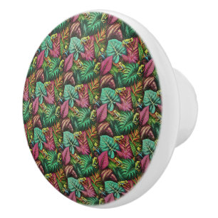 Bouton De Porte En Céramique Rêves de grenouille arboricole motif de surface tr