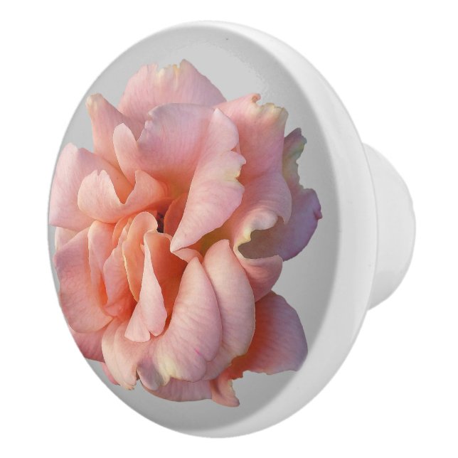 Bouton De Porte En Céramique rose (Droite)