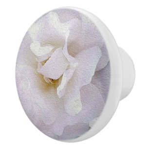 Bouton De Porte En Céramique Rose gris rose