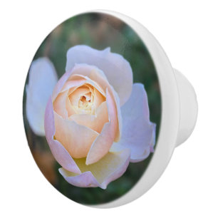 Bouton De Porte En Céramique Rose jaune rose pastel