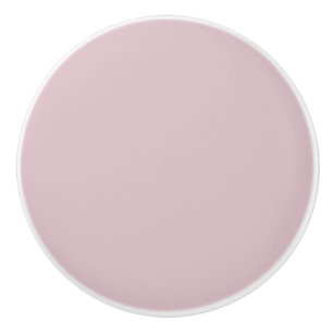 Bouton De Porte En Céramique Rose pastel solide
